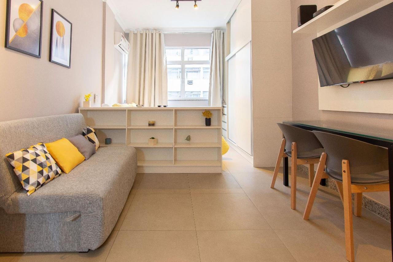 Ferienwohnung Line Rio: Copacabana Moderno Studio C/ Internet 500Mbps, Smart Tv" E A 50M Da Praia Rio de Janeiro Exterior foto