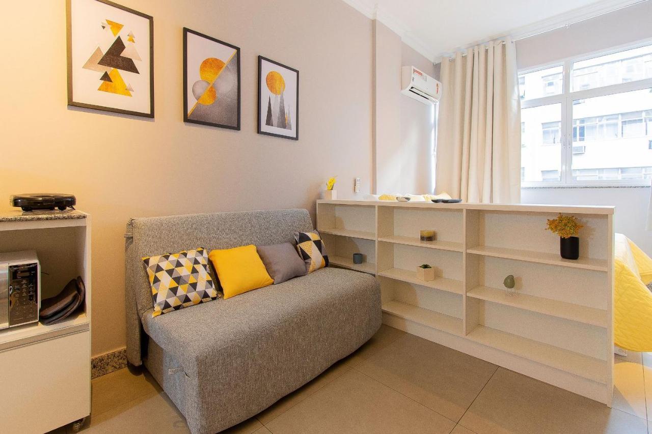 Ferienwohnung Line Rio: Copacabana Moderno Studio C/ Internet 500Mbps, Smart Tv" E A 50M Da Praia Rio de Janeiro Exterior foto