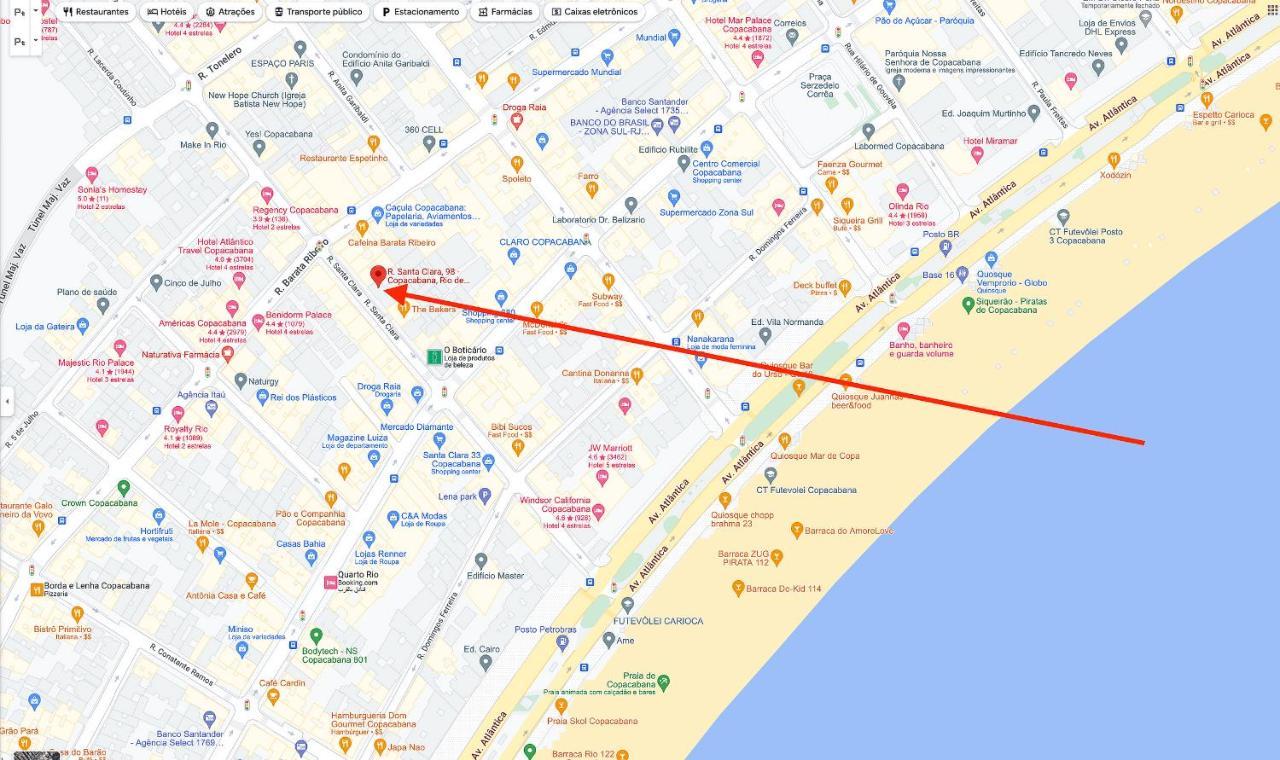 Ferienwohnung Line Rio: Copacabana Moderno Studio C/ Internet 500Mbps, Smart Tv" E A 50M Da Praia Rio de Janeiro Exterior foto